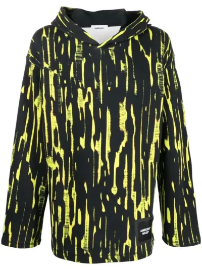 AMBUSH graphic-print hoodie - Black