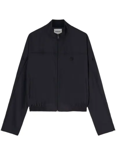 AMBUSH logo-embroidered track jacket - Blue