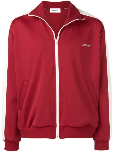 AMBUSH side-stripe track jacket - Red