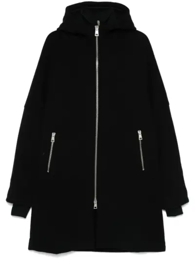 Andrea Ya'aqov layered coat - Black