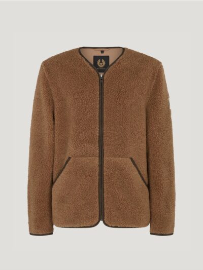 Belstaff Centenary Fleece Jacket Men's Storm Fleece British Khaki Size UK 50