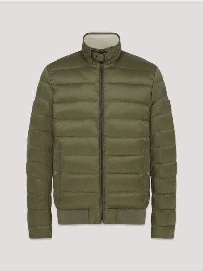 Belstaff Circuit Jacket Men's Down Filled Nylon Surplus Green Size UK 42