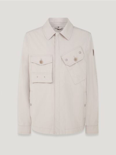 Belstaff Rig Jacket Men's Military Poplin Light Pumice Size M