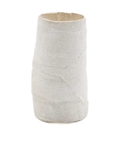 Detaj Bandage wide-band ring - White