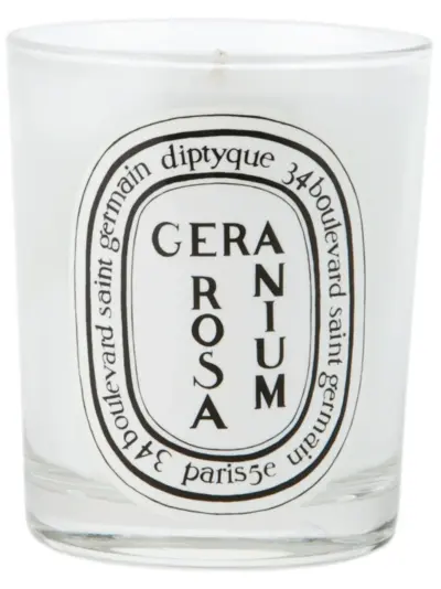 Diptyque 'Geranium Rosa' candle - White
