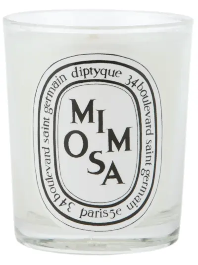 Diptyque 'Mimosa' perfume scented candle - White
