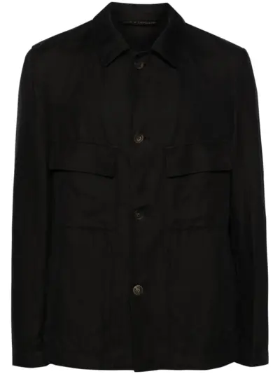 Forme D'expression Postman gabardine jacket - Black