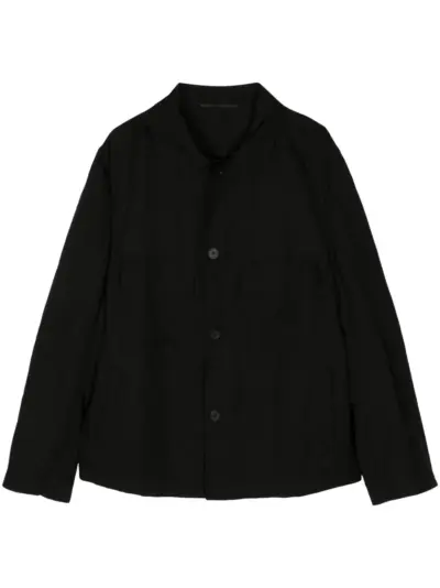 Forme D'expression button-up shirt jacket - Black