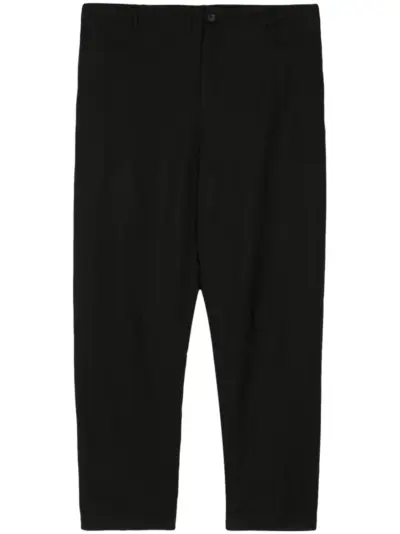 Forme D'expression cotton cropped trousers - Black