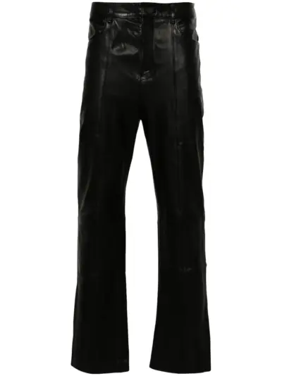 Frei-Mut Modesto straight-leg trousers - Black
