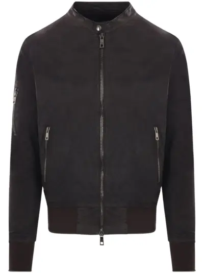 Giorgio Brato leather jacket - Black