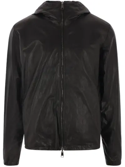 Giorgio Brato zip-up bomber jacket - Black