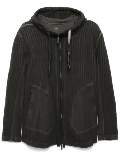 Isaac Sellam Experience Zipper Capuche hooded jacket - Black