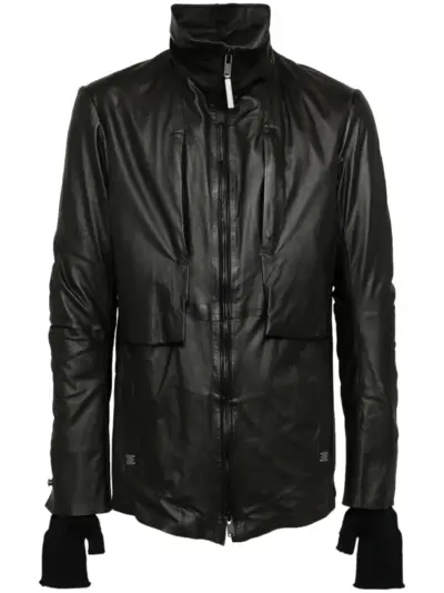 Isaac Sellam Experience disruptif leather jacket - Black