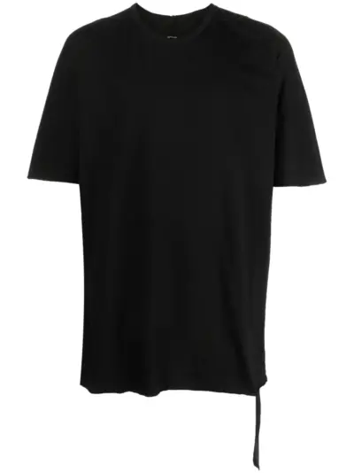 Isaac Sellam Experience logo-patch organic cotton T-shirt - Black