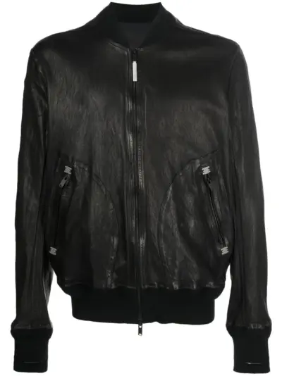Isaac Sellam Experience zipped leather jacket - Black