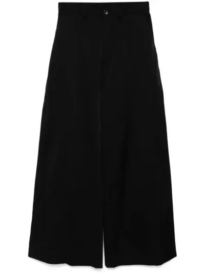 Julius Prism wide-leg trousers - Black