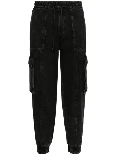 Juun.J cargo tapered jeans - Black