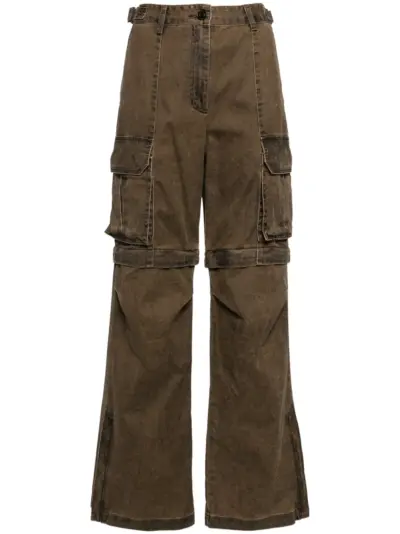 Juun.J detachable cargo pants - Brown