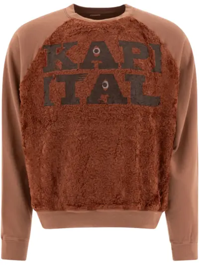 KAPITAL Grizzly sweatshirt - Brown