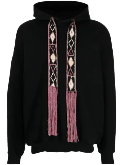 KAPITAL Maldives fleece hoodie - Black