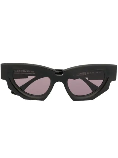 Kuboraum cat-eye tinted sunglasses - Black
