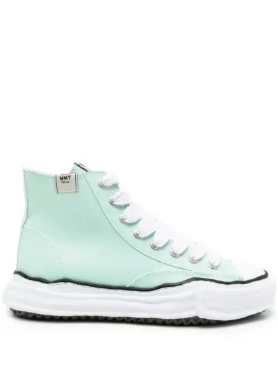 Maison MIHARA YASUHIRO Peterson cotton-canvas sneakers - Green