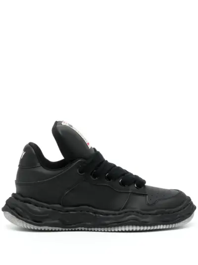 Maison MIHARA YASUHIRO Wayne OG Sole leather sneakers - Black