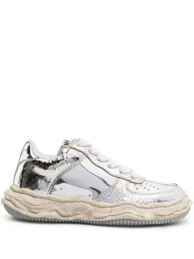Maison MIHARA YASUHIRO Wayne metallic-effect sneakers - Silver