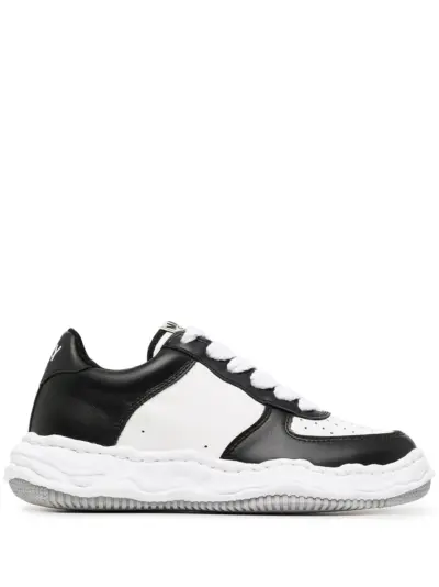 Maison MIHARA YASUHIRO Wayne two-tone leather sneakers - White