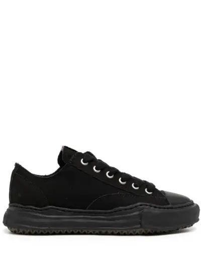 Maison MIHARA YASUHIRO low-top canvas sneakers - Black