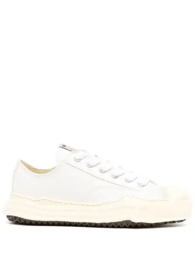 Maison MIHARA YASUHIRO low-top canvas sneakers - White