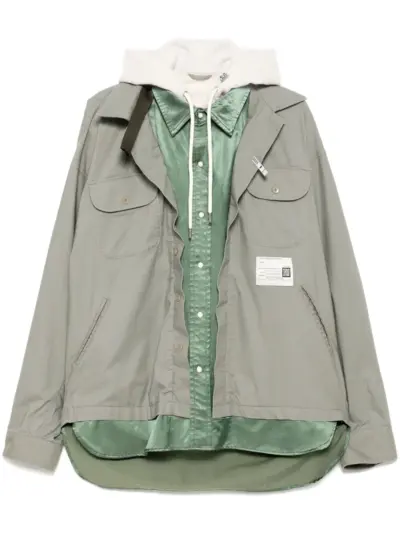 Maison MIHARA YASUHIRO triple layered jacket - Khaki