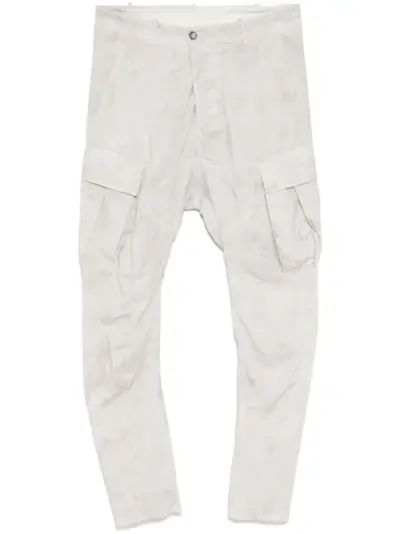 Masnada cargo drop-crotch trousers - Grey