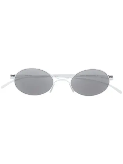 Mykita Mykita x Maison Margiela Oval sunglasses - White