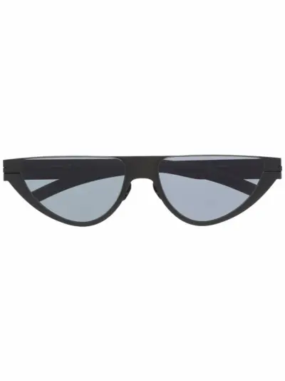 Mykita curved-frame sunglasses - Black