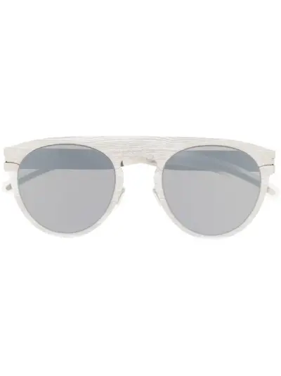 Mykita round-frame tinted sunglasses - Silver