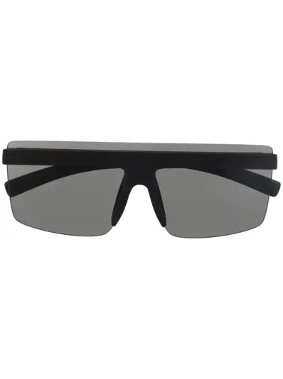 Mykita tinted oversize-frame sunglasses - Black