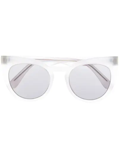 Mykita x Maison Margiela cat-eye sunglasses - Grey