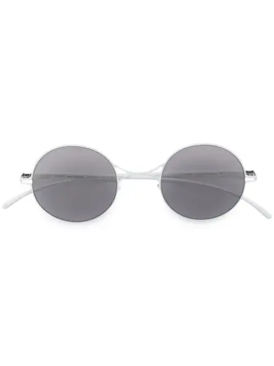 Mykita x Maison Marginal round-frame sunglasses - White