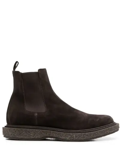 Officine Creative Bullet suede Chelsea boots - Brown