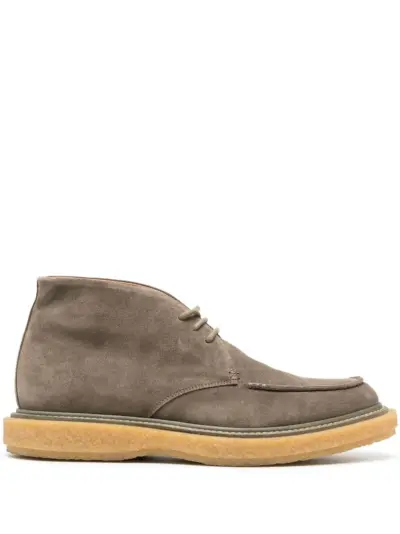 Officine Creative Bullet suede boots - Green