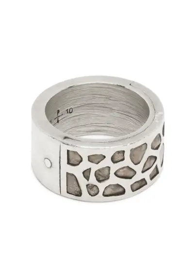 Parts of Four 12mm sistema ring - Silver