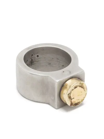 Parts of Four 18kt yellow gold Sahara ring - Silver