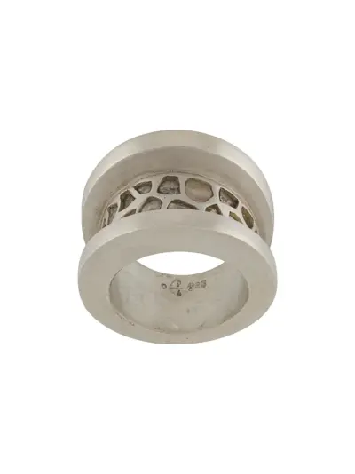 Parts of Four Chasm diamond-band ring - Silver