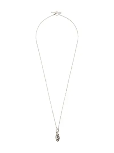 Parts of Four Chrysalis necklace - Silver
