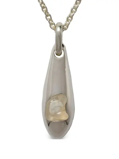 Parts of Four Chrysalis pendant necklace - Silver