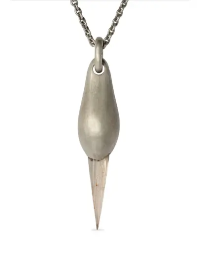 Parts of Four Chrysalis pendant necklace - Silver