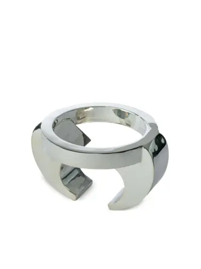 Parts of Four Crescent bracelet - Silver