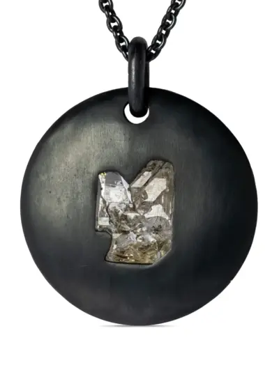 Parts of Four Disk necklace - Black